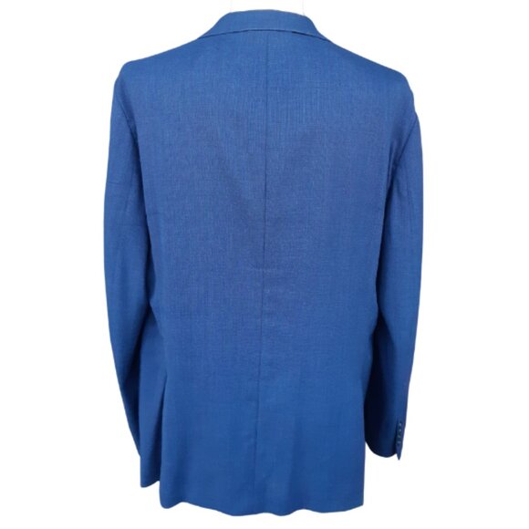 BONOBOS Lanificio comero Flexa 42R Unstructured Mid Tone Blue Men's Sport Jacket - Picture 2 of 15